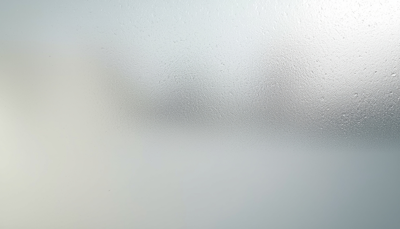 Privacy film activated — opaque frosted glass